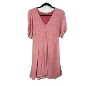 Abercrombie & Fitch Floral Mini Dress‎ Sz M Tall EUC feminine girly romantic